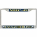 USS Sanderling MHC-49 License Plate Frame