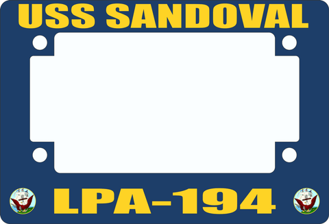 USS Sandoval LPA-194 Motorcycle Frame