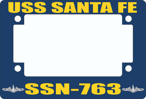 USS Santa Fe SSN-763 Motorcycle Frame