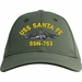 USS Santa Fe SSN-763 with Dolphins Custom Embroidered Cap