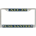 USS Santee AO-29 License Plate Frame