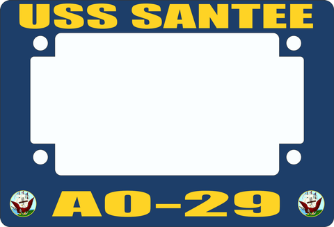 USS Santee AO-29 Motorcycle Frame