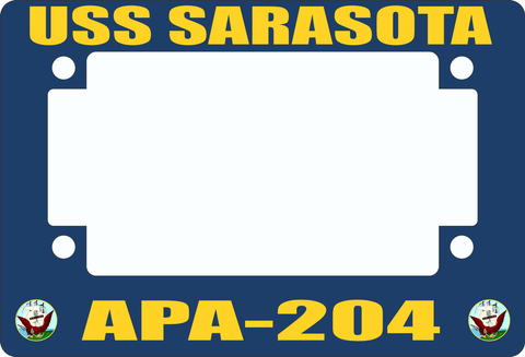 USS Sarasota APA-204 Motorcycle Frame