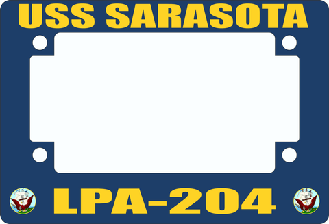 USS Sarasota LPA-204 Motorcycle Frame