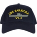 USS Saratoga CV-3 Ship Custom Embroidered Cap