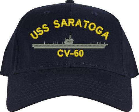 USS Saratoga CV-60 Imported Cap