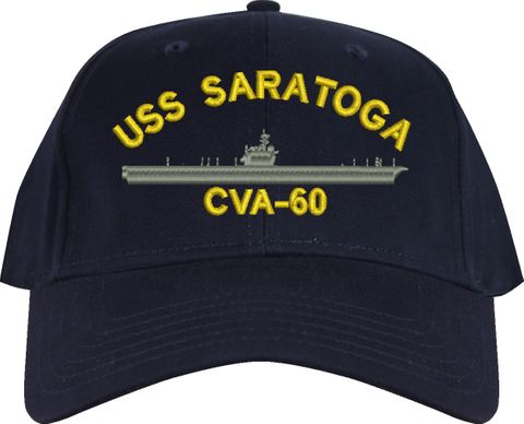 USS Saratoga CVA-60 Imported Cap