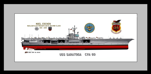 USS Saratoga CVA-60 Print