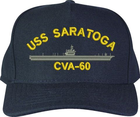 USS Saratoga CVA-60 U.S. Made Cap