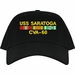 USS Saratoga CVA-60 with Vietnam Service Ribbons Embroidered Cap