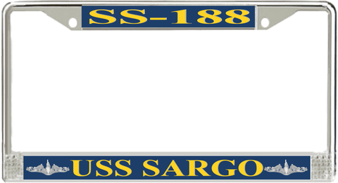 USS Sargo SS-188 License Plate Frame