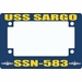 USS Sargo SSN-583 Motorcycle Frame