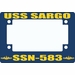 USS Sargo SSN-583 Motorcycle Frame