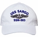 USS Sargo SSN-583 with Dolphins Unstructured Dad Cap