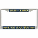 USS Saury SS-189 License Plate Frame