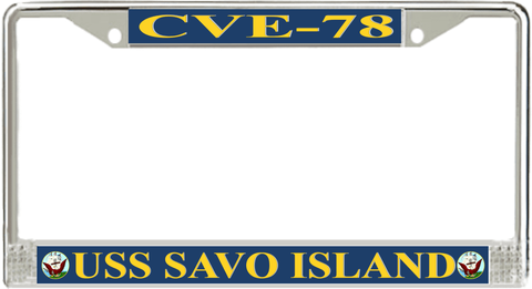 USS Savo Island CVE-78 License Plate Frame