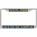 USS Scamp SSN-588 License Plate Frame