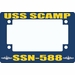 USS Scamp SSN-588 Motorcycle Frame