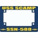 USS Scamp SSN-588 Motorcycle Frame