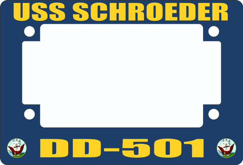 USS Schroeder DD-501 Motorcycle Frame