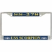 USS Scorpion SS-278 License Plate Frame