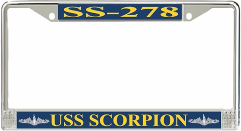 USS Scorpion SS-278 License Plate Frame
