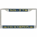 USS Scorpion SS-278 License Plate Frame