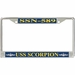 USS Scorpion SSN-589 License Plate Frame