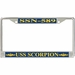 USS Scorpion SSN-589 License Plate Frame