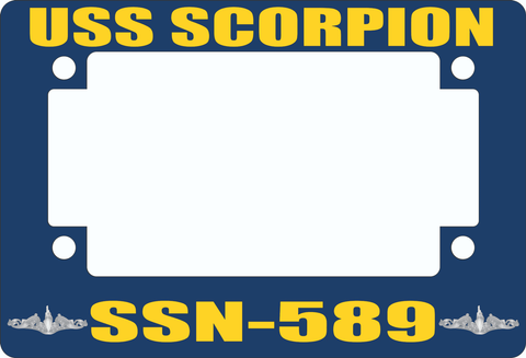 USS Scorpion SSN-589 Motorcycle Frame