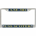USS Scoter AM-381 License Plate Frame