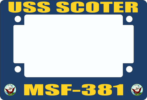 USS Scoter MSF-381 Motorcycle Frame