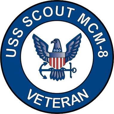 USS Scout MCM-8 Veteran Decal Sticker