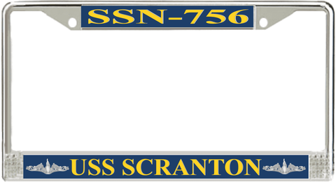 USS Scranton SSN-756 License Plate Frame