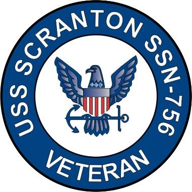 USS Scranton SSN-756 Veteran Decal Sticker