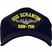 USS Scranton SSN-756 with Silver Dolphins Emblematic Cap