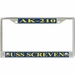 USS Screven AK-210 License Plate Frame