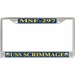 USS Scrimmage MSF-297 License Plate Frame