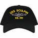 USS Sculpin SS-191 with Dolphins Custom Embroidered Cap