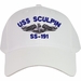 USS Sculpin SS-191 with Dolphins Custom Embroidered Cap
