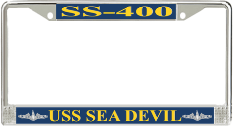 USS Sea Devil SS-400 License Plate Frame