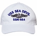 USS Sea Devil SSN-664 with Dolphins Unstructured Dad Cap