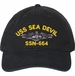 USS Sea Devil SSN-664 with Dolphins Unstructured Dad Cap