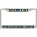 USS Sea Dog SS-401 License Plate Frame