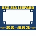 USS Sea Leopard SS-483 Motorcycle Frame