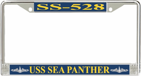 USS Sea Panther SS-528 License Plate Frame