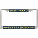USS Sea Robin SS-407 License Plate Frame