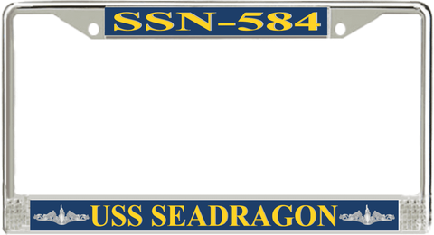 USS Seadragon SSN-584 License Plate Frame