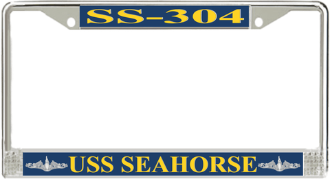 USS Seahorse SS-304 License Plate Frame