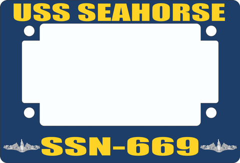 USS Seahorse SSN-669 Motorcycle Frame